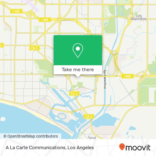 A La Carte Communications map