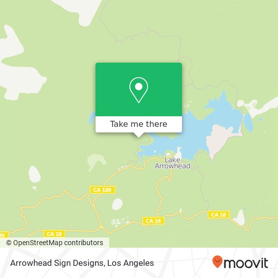 Arrowhead Sign Designs map