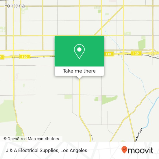 J & A Electrical Supplies map