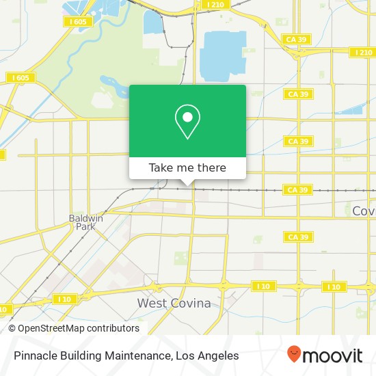 Pinnacle Building Maintenance map