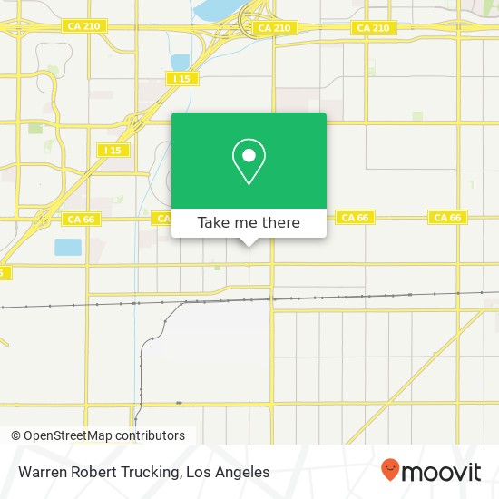 Warren Robert Trucking map