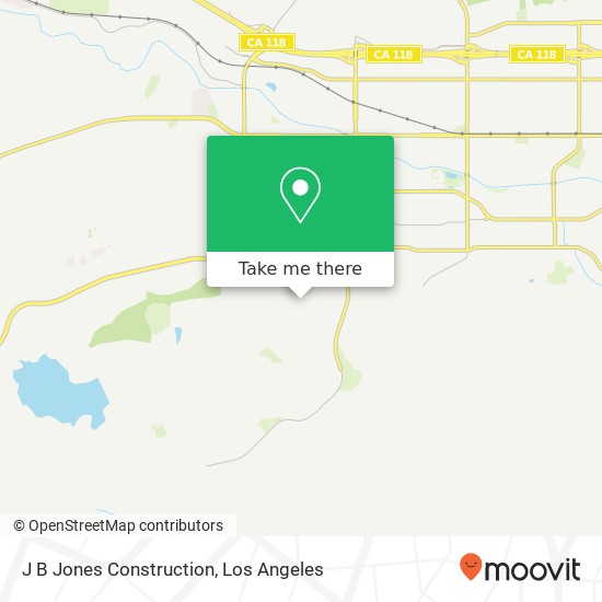 J B Jones Construction map