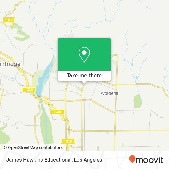 James Hawkins Educational map