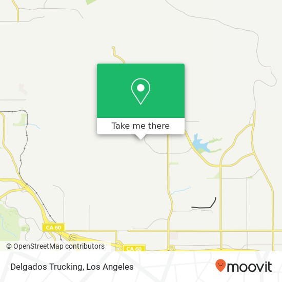 Delgados Trucking map