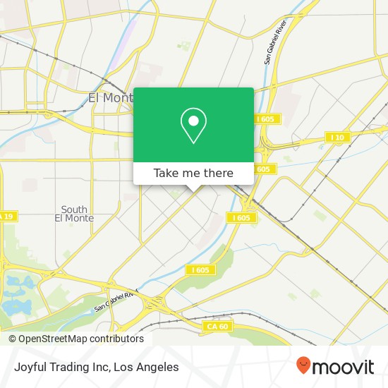 Joyful Trading Inc map