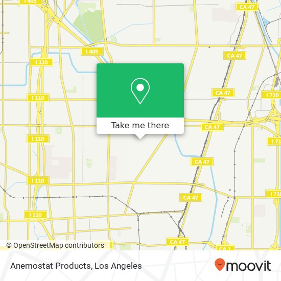 Mapa de Anemostat Products