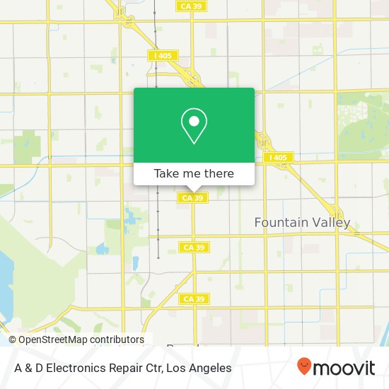 A & D Electronics Repair Ctr map