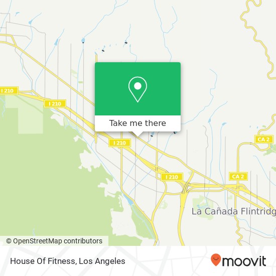 Mapa de House Of Fitness