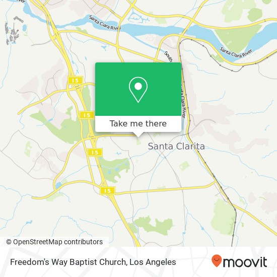 Mapa de Freedom's Way Baptist Church