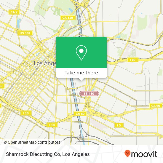 Shamrock Diecutting Co map