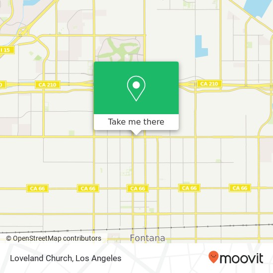 Loveland Church map