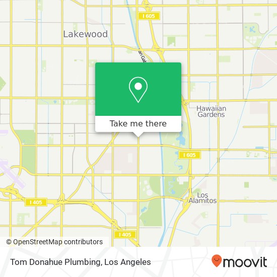 Mapa de Tom Donahue Plumbing