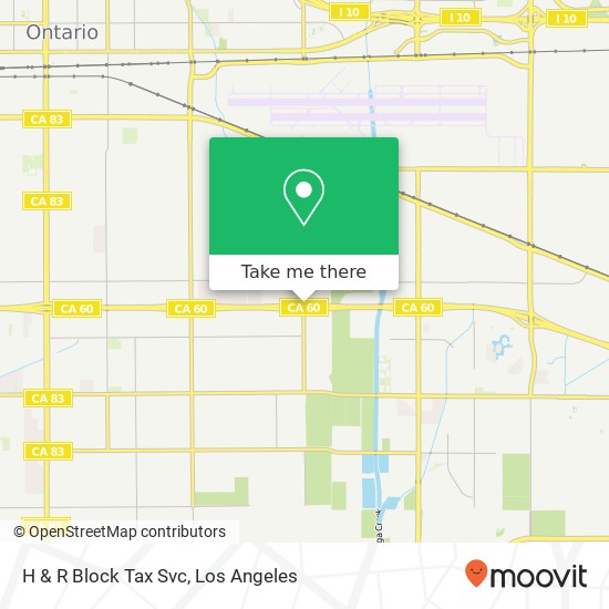 H & R Block Tax Svc map