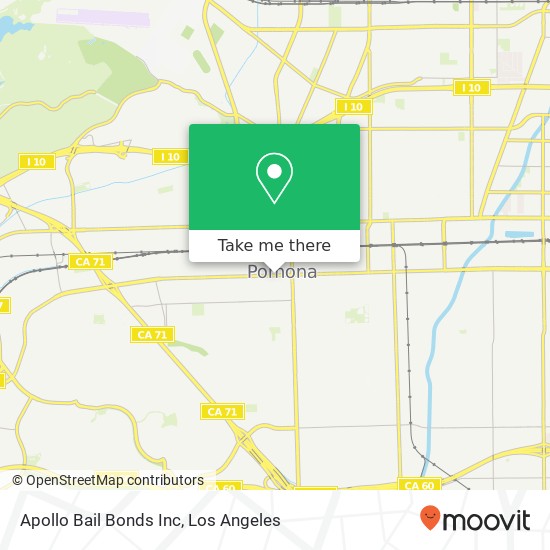 Apollo Bail Bonds Inc map