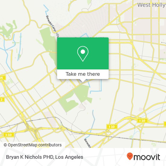 Mapa de Bryan K Nichols PHD