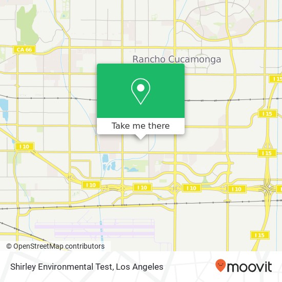 Mapa de Shirley Environmental Test