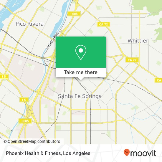 Phoenix Health & Fitness map