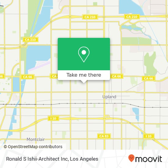 Ronald S Ishii-Architect Inc map