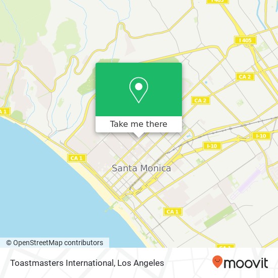 Toastmasters International map