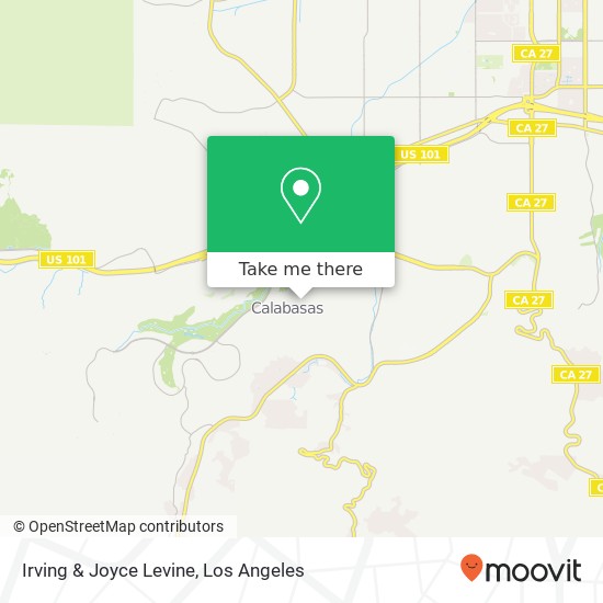 Mapa de Irving & Joyce Levine