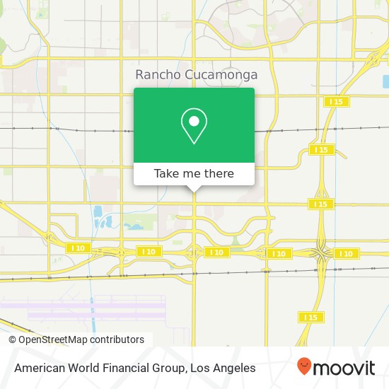 American World Financial Group map