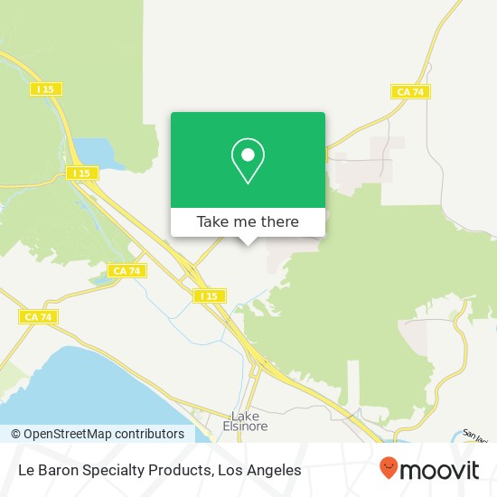 Le Baron Specialty Products map