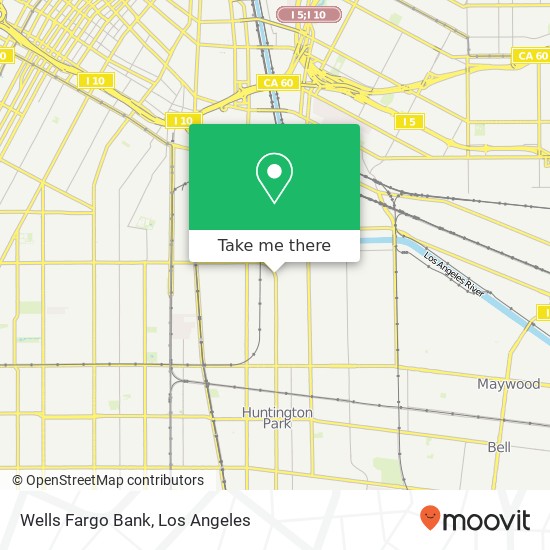 Wells Fargo Bank map