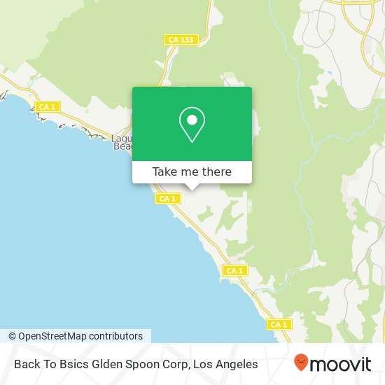 Mapa de Back To Bsics Glden Spoon Corp