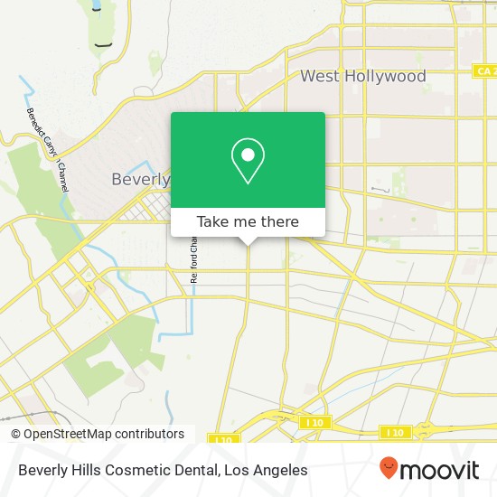 Mapa de Beverly Hills Cosmetic Dental