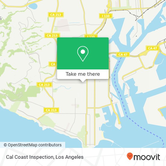 Cal Coast Inspection map