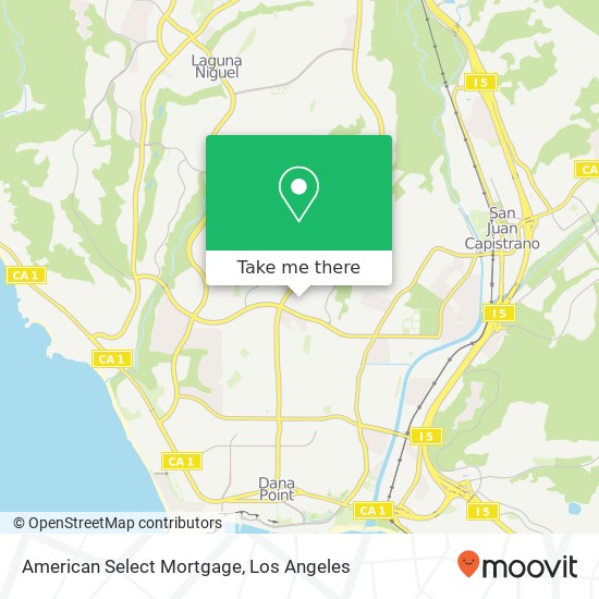 Mapa de American Select Mortgage