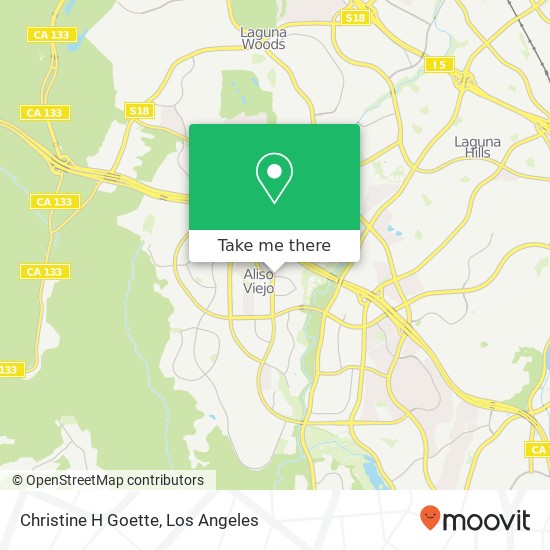 Mapa de Christine H Goette
