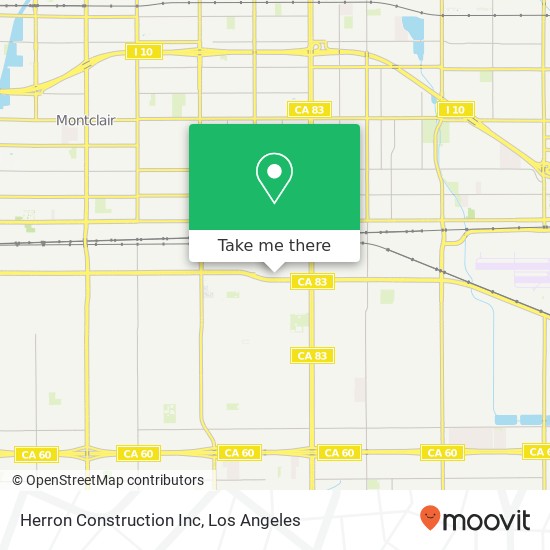 Mapa de Herron Construction Inc