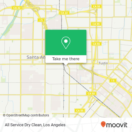 All Service Dry Clean map