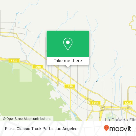 Rick's Classic Truck Parts map