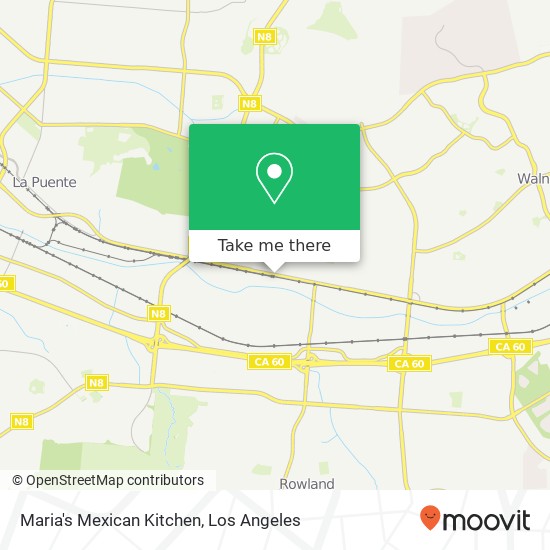 Mapa de Maria's Mexican Kitchen