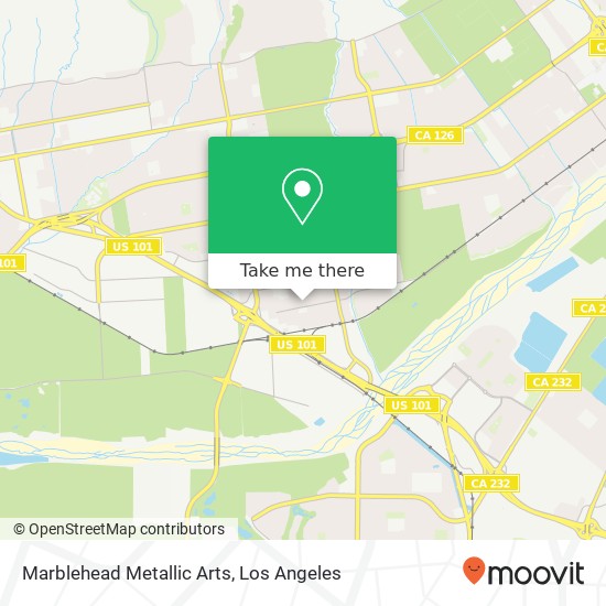 Marblehead Metallic Arts map