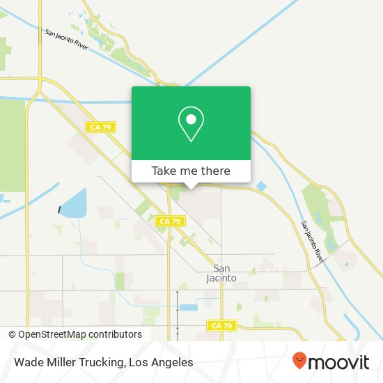 Wade Miller Trucking map