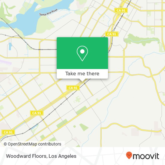 Woodward Floors map