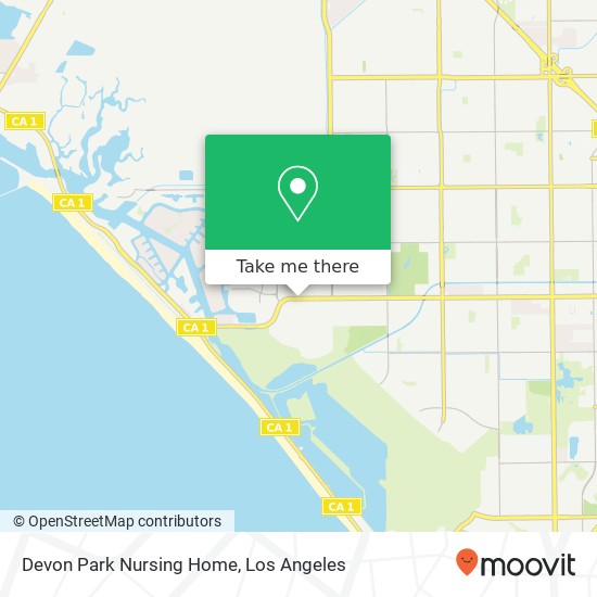 Mapa de Devon Park Nursing Home