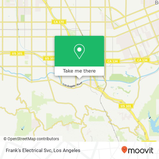 Frank's Electrical Svc map