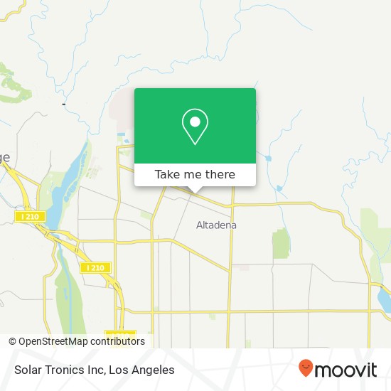 Solar Tronics Inc map