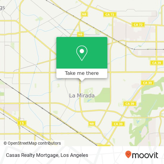 Mapa de Casas Realty Mortgage