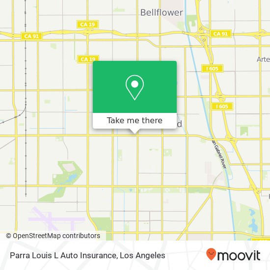 Parra Louis L Auto Insurance map
