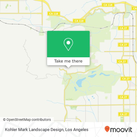 Mapa de Kohler Mark Landscape Design