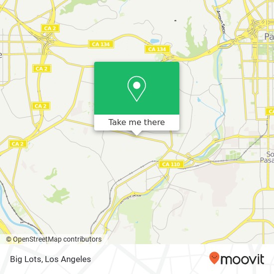 Mapa de Big Lots