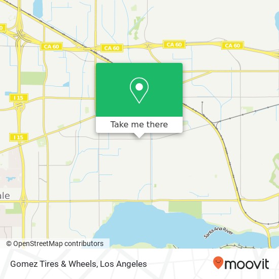 Gomez Tires & Wheels map