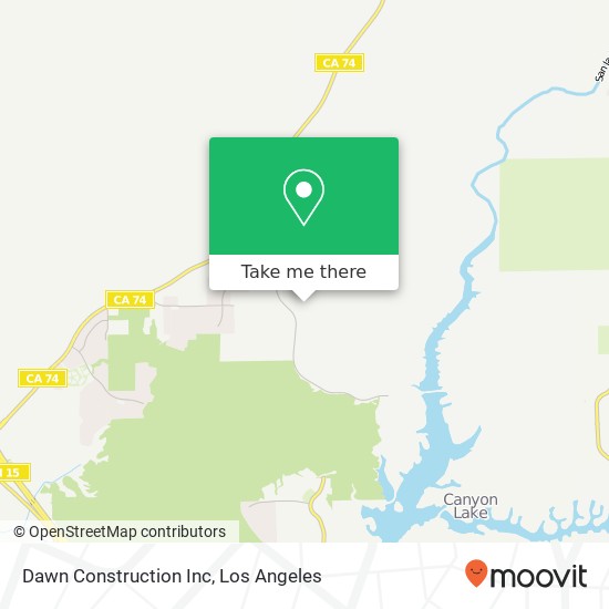 Mapa de Dawn Construction Inc