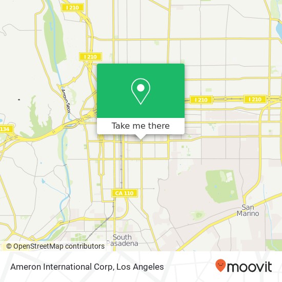 Ameron International Corp map