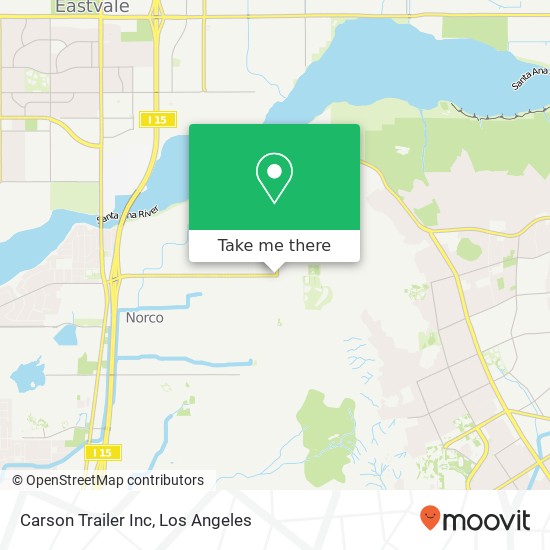 Carson Trailer Inc map